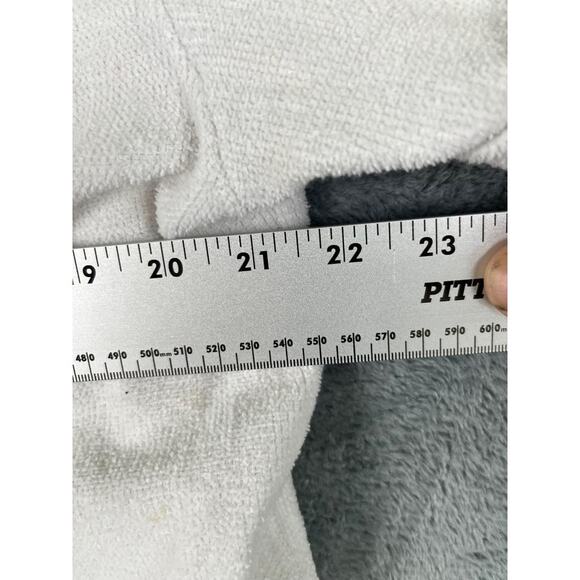 Jantzen USA men’s terry cloth shirt white large  button-up resort towel good - Picture 3 of 10